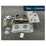 Copper Creek Door Handle Lock - Silver Finish