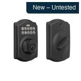 Schlage Electronic Keypad Deadbolt Lock, Camelot