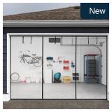 HBlife 10x8FT Magnetic Garage Screen Door