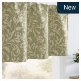 JINCHAN Floral Valance Dusty Sage 52x16 1-Pk