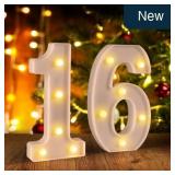 16th Birthday Decorations for Girls Boys,Sweet 16