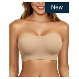 LetsJoli Strapless Push Up Bra - Black
