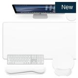 Dapesuom XXL Gaming Mouse Pad Set, White