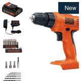 BLACK+DECKER 20V MAX Cordless Drill 30-Pc Bit Set