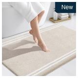 PURRUGS Bath Mat 30x46 Beige Non-Slip