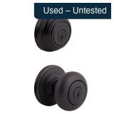 Kwikset Juno Entry Knob & Deadbolt 3-Pk Bronze
