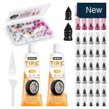 40-Pc Quick Fix Tire Plug Kit w/ 2 Sealant Tubes