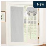 RYB HOME Natural Linen French Door Curtains 100%