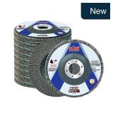 Sali 10-Pk 60 Grit 4.5' x 7/8' Flap Disc