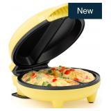 Holstein 2-Section Omelet Maker Yellow 2 Portions