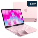 EooCoo MacBook Neo Case 13' 2026 Blush 3-in-1 Kit