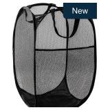 Pop Up Laundry Hamper 70L Black
