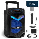 Pyle 800W Portable Bluetooth PA Speaker w/ 12' Sub