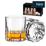 11 oz Whiskey Glasses Set of 2 Bourbon Rocks
