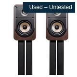 Polk ES15 Bookshelf Speaker Pair, Walnut