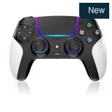 PS5 Wireless Controller, RGB LED, Ergonomic, Black