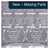 Bucherry 5-Pc Employee Awards Acrylic Trophies