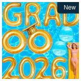 Piemow 2026 Graduation Pool Decor 14 Pcs