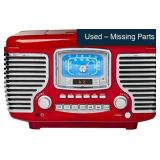 Crosley CR612B-RE Corsair Radio CD Player Red