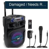 Pyle 800W 12' Bluetooth PA Speaker w/ Mic & Lights