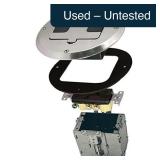 RACO 1-Gang Floor Box Kit, Recessed 15A Device