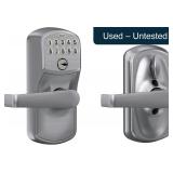 SCHLAGE FE595CS Plymouth Lock Brushed Chrome