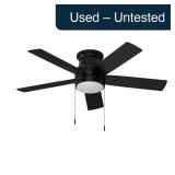 Harbor Breeze 44-In Matte Black LED Ceiling Fan