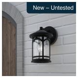 Quoizel Kessel 1-Light 10-In H Matte Black Wall