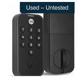 Yale Code Keypad Deadbolt, Black Suede