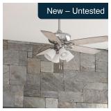 Harbor Breeze Notus 52' Brushed Nickel Ceiling Fan