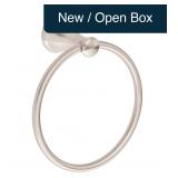 Style Selections Bailey Towel Ring Brushed Nickel