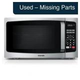 TOSHIBA 0.9 Cu Ft Microwave Oven