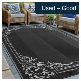 wikiwiki Outdoor Rug, 9x18ft Waterproof