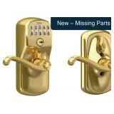 Schlage Electronic Keypad Lock, Plymouth Trim
