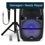 QFX PBX-616SM 15' Bluetooth Speaker Black