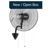 VEVOR 20' Wall Mount Fan 3-Speed Black
