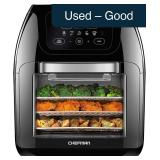 CHEFMAN 10L Digital Air Fryer+ Rotisserie, Black