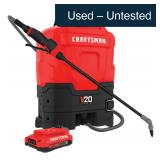 CRAFTSMAN 4-Gal 20V Battery Backpack Sprayer