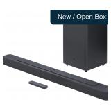 JBL Bar 2.1 Deep Bass Soundbar, 300W, Black