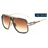 Gobiger Aviator Sunglasses Gold Oversized Retro
