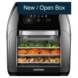 CHEFMAN 10L Air Fryer & Oven, Black, 17 Presets