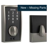 Schlage Touch Electronic Deadbolt Lock, Satin