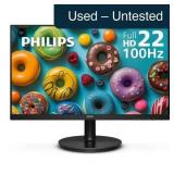 PHILIPS 22' FHD Monitor 1920 x 1080