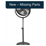 COMFORT ZONE 20-Inch Industrial Pedestal Fan