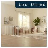 Regalo 2-in-1 Metal Baby Gate & Play Yard