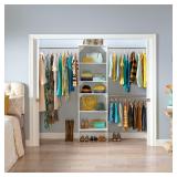 ClosetMaid BrightWood 5-10ft Tower System White