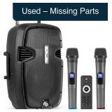Pyle 1000W Portable Bluetooth PA Speaker w/ 12'