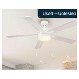 Harbor Breeze 52-Inch Matte White Ceiling Fan