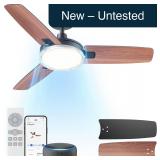 DREO 42' Smart Ceiling Fan w/ Lights & Remote
