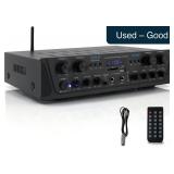 Pyle 4-Ch Bluetooth Audio Amplifier 500W